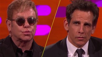 Ben Stiller And Elton John Show Off With Their Best Blue Steel Looks From ‘Zoolander’