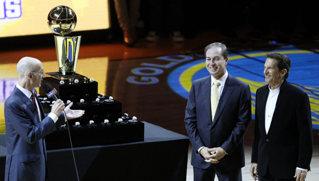 adam silver, joe lacob, peter guber