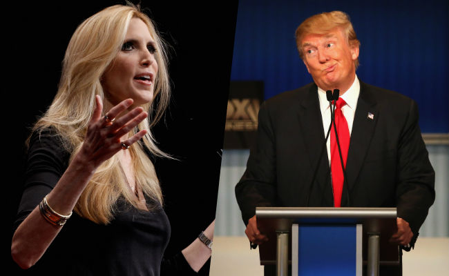 ann coulter calls donald trump mental