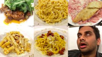 Aziz Ansari Eating His Way Through Italy Is All Of Us As A Celebrity