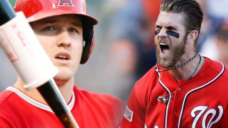 Mike Trout Explains Why He Will Never Flip His Bat Like Bryce Harper