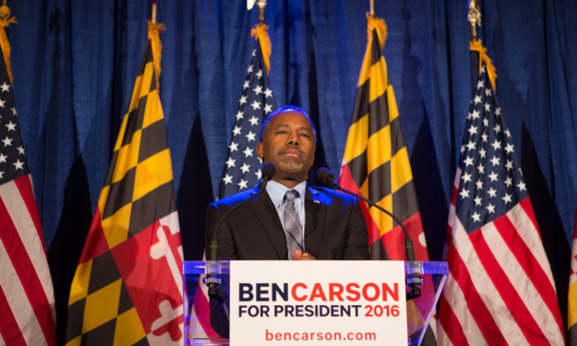 Ben Carson not for president anymore