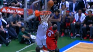 Bismack Biyombo Threw A Special Block Party For Jabari Parker On A Single Possession