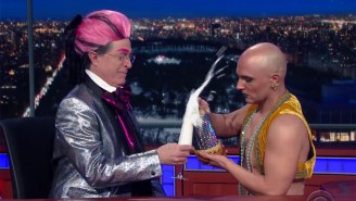 We say good-bye to Carson Eversleep on Stephen Colbert’s ‘Hungry for Power Games’