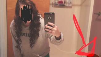 This Girl Probably Should Have Cleaned Up Better Before Sending A Selfie To Her Entire Family