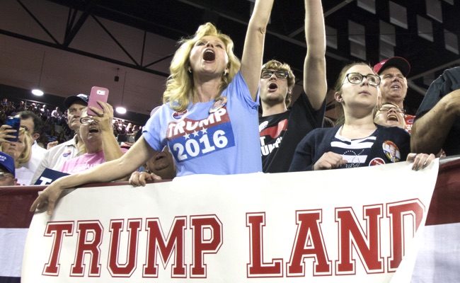 Donald Trump Holds Campaign Rally At Valdosta State University In Georgia