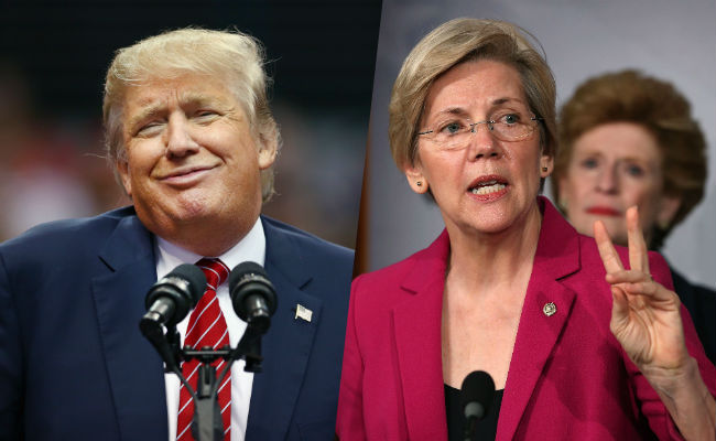 donald trump elizabeth warren the indian twitter takedown