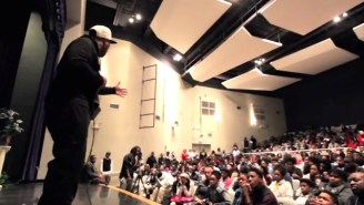 This Motivational Speaker Goes From Zero To Intense When His Audience Misbehaves