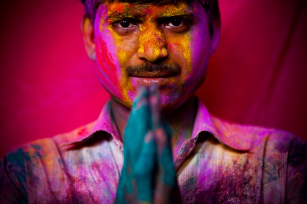 Hindu Devotees Celebrate Holi Festival In India