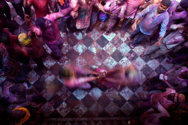 Hindu Devotees Celebrate Holi Festival In India