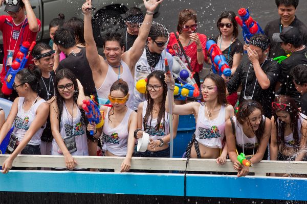 Water Festival Marks Start Of New Year In Thailand