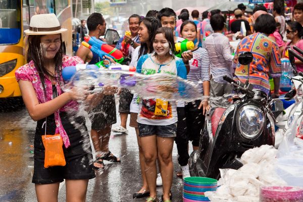 Water Festival Marks Start Of New Year In Thailand