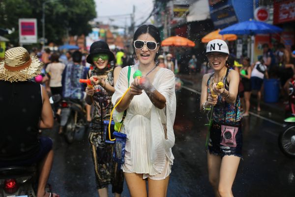 Water Festival Marks Start Of New Year In Thailand