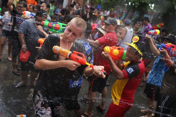 Water Festival Marks Start Of New Year In Thailand