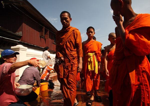 Laos Celebrates Songkran Water Festival