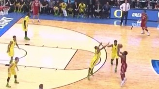 Buddy Hield Capped Oklahoma’s Dominant First Half With This Pull-Up 28-Footer