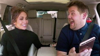 James Corden sends a text to Leo DiCaprio on J-Lo’s phone in newest ‘Carpool Karaoke’