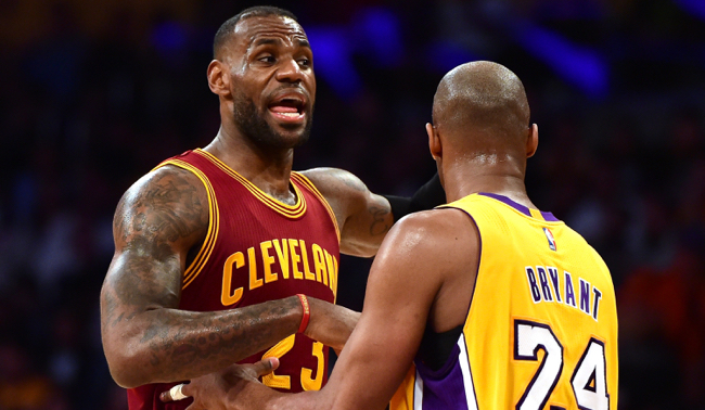 lebron james, kobe bryant