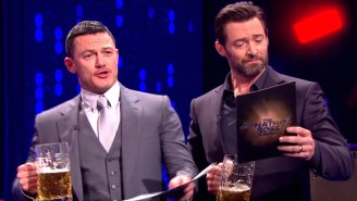 Hugh Jackman And Luke Evans Are The Dueling Gastons Of Your ‘Beauty And The Beast’ Dreams