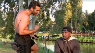 Nate Robinson’s Interview Is Interrupted By A Shirtless, Trash-Talking Bicyclist