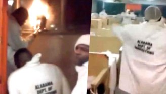 This Intense Footage Of The Alabama Prison Riot Looks Like A Movie