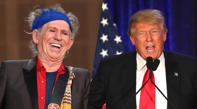 Keith Richards Pulled A Knife On Donald Trump At A Stones Show