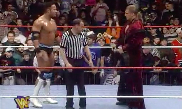 WWF In Your House Hunter Hearst Helmsley vs Rocky Maivia