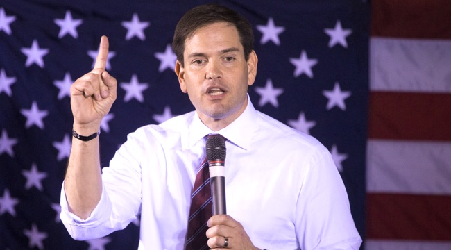 GOP Presidential Candidate Sen. Marco Rubio (R-FL) Holds Rally In Pensacola, Florida