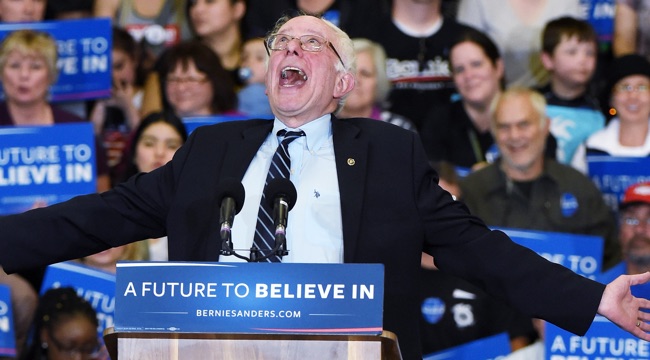 Democratic Presidential Candidate Bernie Sanders Campaigns In Las Vegas