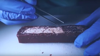 The ‘Food Surgeon’ Placed A Kit Kat Inside A 3 Musketeers Bar With Glorious Precision
