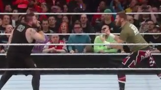 Sami Zayn Showed Up On Monday Night Raw And Got Into It With Kevin Owens