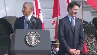 President Obama Couldn’t Resist Taking A Jab At The Canadian Prime Minister Over Hockey