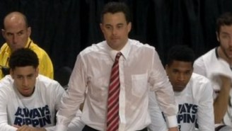 The Internet Loved This Picture Of Arizona’s Sean Miller Sweating Through His Shirt