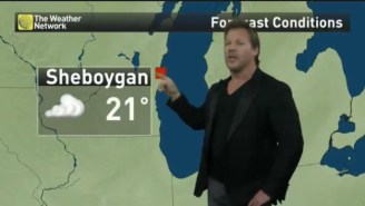 WWE’s Chris Jericho Lived Out His Childhood Dream Of Being A TV Weatherman