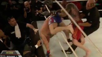 The Very Weird ‘UR Fight’ Show Featured One Fighter Giving Another A Wedgie