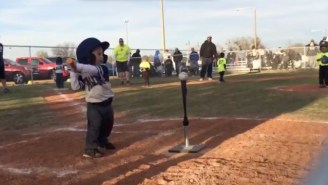 Watch This Tee-Ball Kid Flip His Bat And Dance With Zero Regard For Anyone’s Feelings