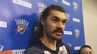 Thunder Center Steven Adams Really Burned Dwight Howard When Asked About His Stickum