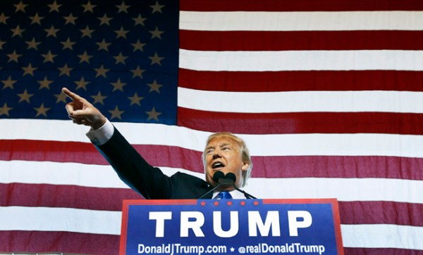 Republican Presidential Candidate Donald Trump Holds Rally In Mesa, Arizona