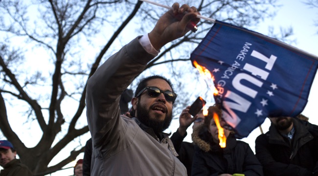 Trump Rally Postponed After Protestors Clash With Supporters