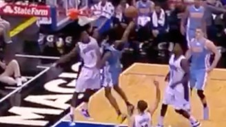Victor Oladipo Needed Every Inch Of His Vertical Leap To Block Will Barton’s Dunk At The Rim