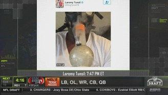 Ole Miss’ Laremy Tunsil Claims He Was Hacked As Bizarre Gas Mask Smoking Video Appears On His Twitter Account