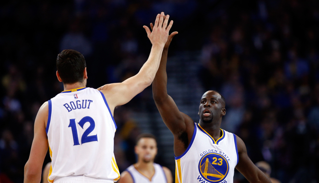 andrew bogut, draymond green