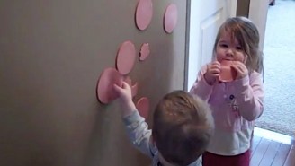 These Toddlers Are Super Proud Of Their Bologna Wall Art