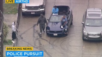 Video: A L.A. Car Chase Ends In A Bizzare Manner