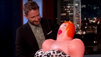 Chris Hardwick Proves To Jimmy Kimmel That Real Men Love Their Blow-Up Dolls