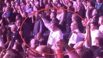 Chris Christie Busted Out His Best Dad Dance Moves At The Springsteen Concert