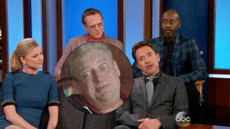 Robert Downey Jr. Trashes Chris Evans And Invades ‘Jimmy Kimmel Live’ With #TeamIronMan
