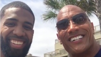 The Rock Sent Arian Foster’s Mom A Video Message, And Her Reaction Was Adorable