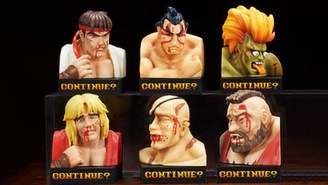 The Pummeled Faces From ‘Street Fighter II’ Are Being Sold As Amazing Collectible Statues