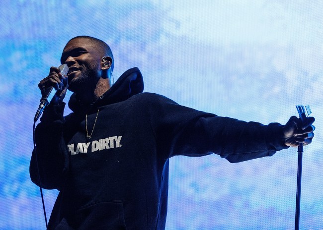 PEMBERTON, BC - JULY 20: Frank Ocean performs on stage during Day 3 of Pemberton Music and Arts Festival on July 20, 2014 in Pemberton, Canada. (Photo by Andrew Chin/FilmMagic)